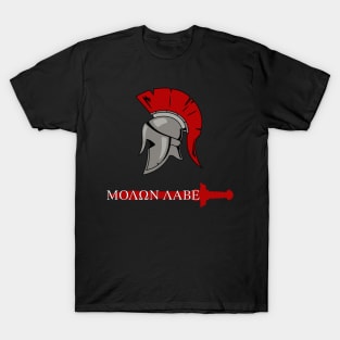 Spartan Warrior Molon Labe T-Shirt